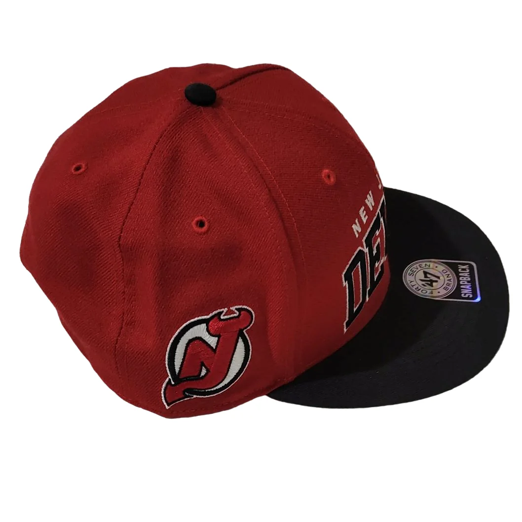 Snapback Hat 47 Brand NHL New Jersey Devils