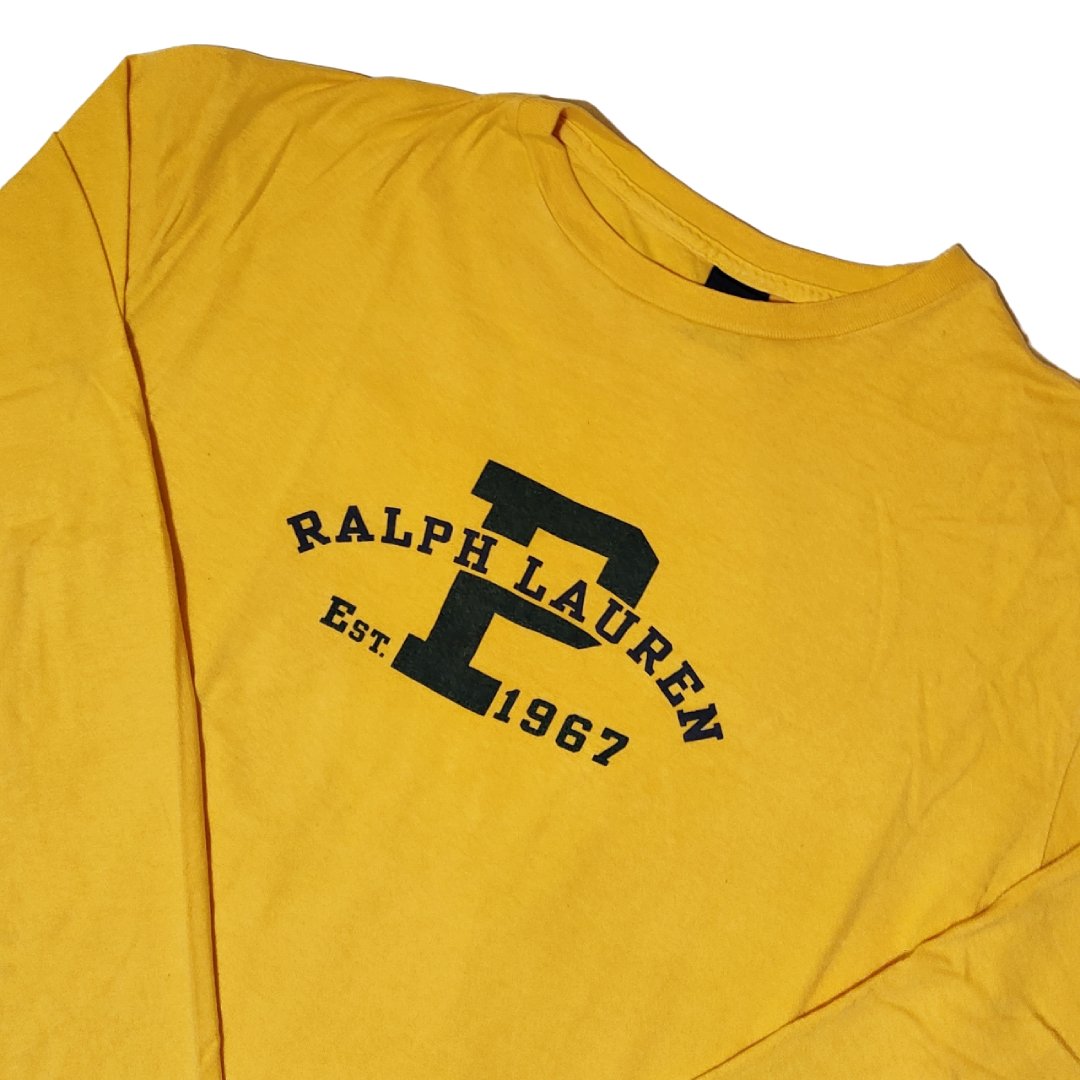 T-Shirt Longsleeve Polo Ralph Lauren yellow