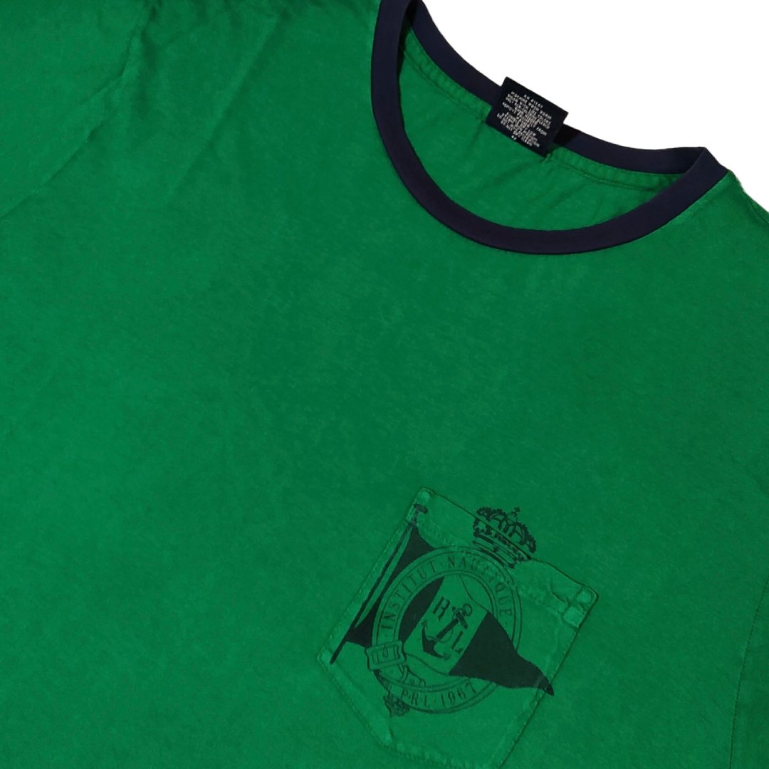 T-Shirt Polo Ralph Lauren flag crest green