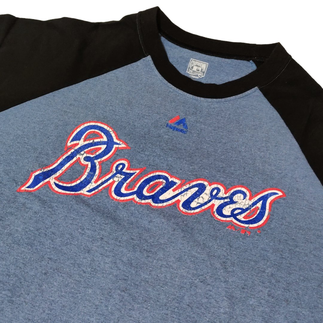 T-shirt Majestic MLB Atlanta Braves black blue