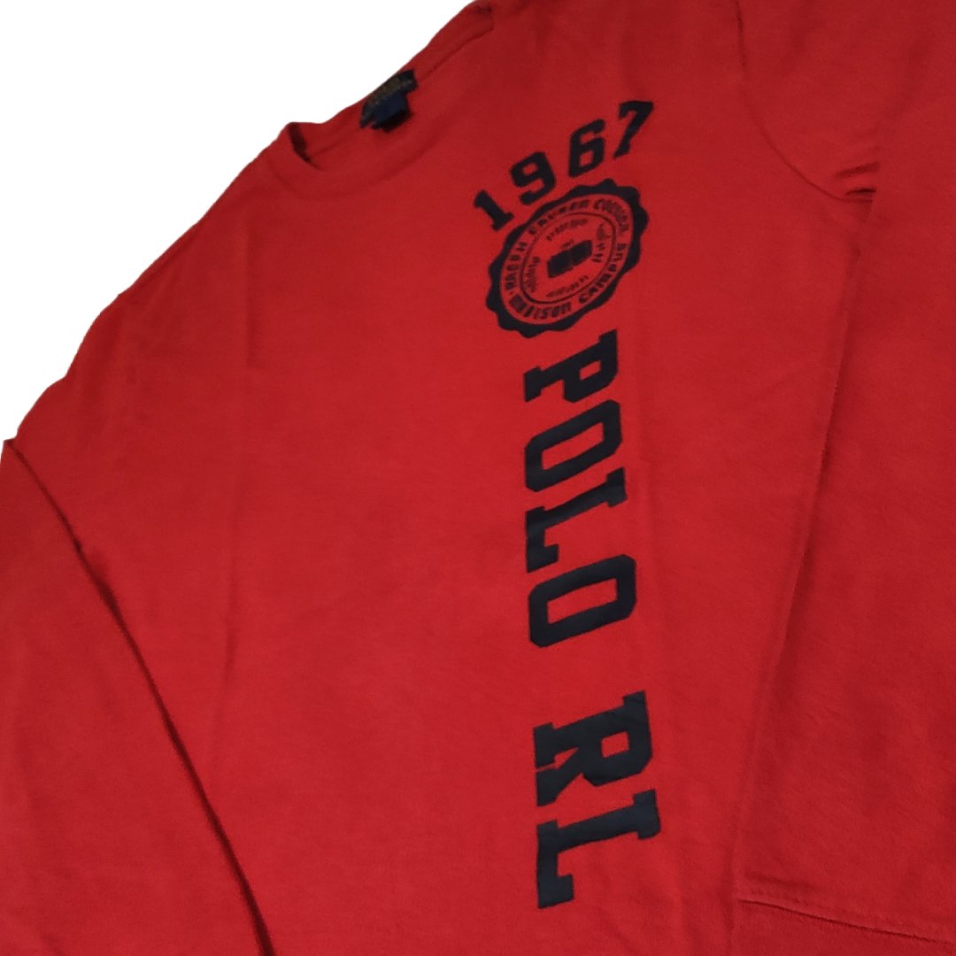 T-Shirt longsleeve Polo Ralph Lauren 1967 red