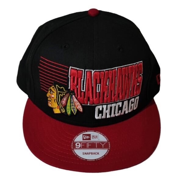 Vintage Snapback Hat NHL New Era Chicago Blackhawks