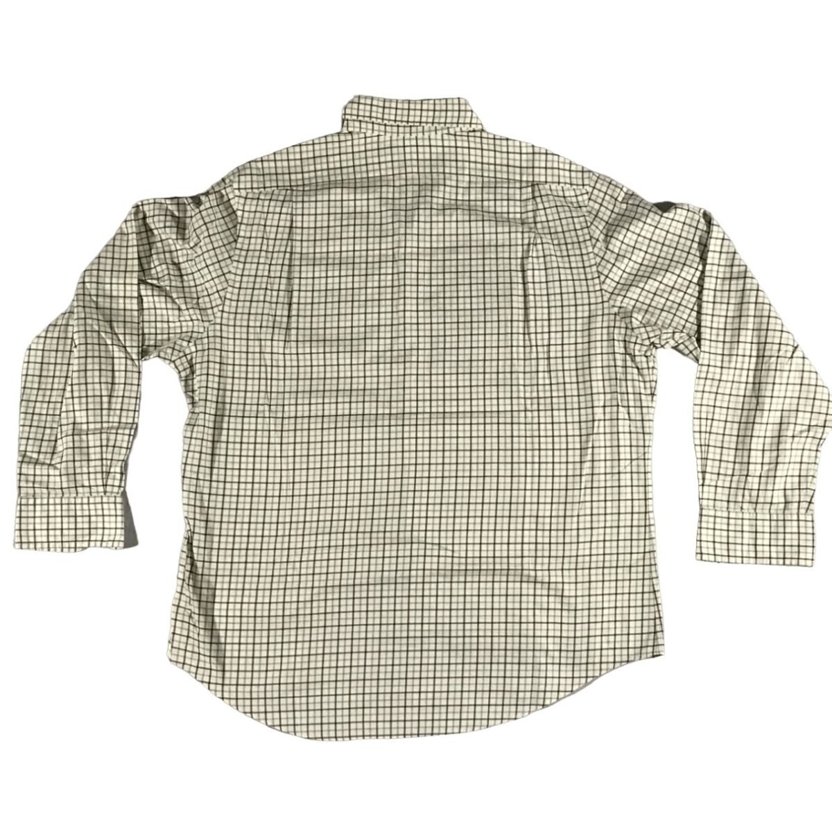 Shirt Polo Ralph Lauren white brown green squares