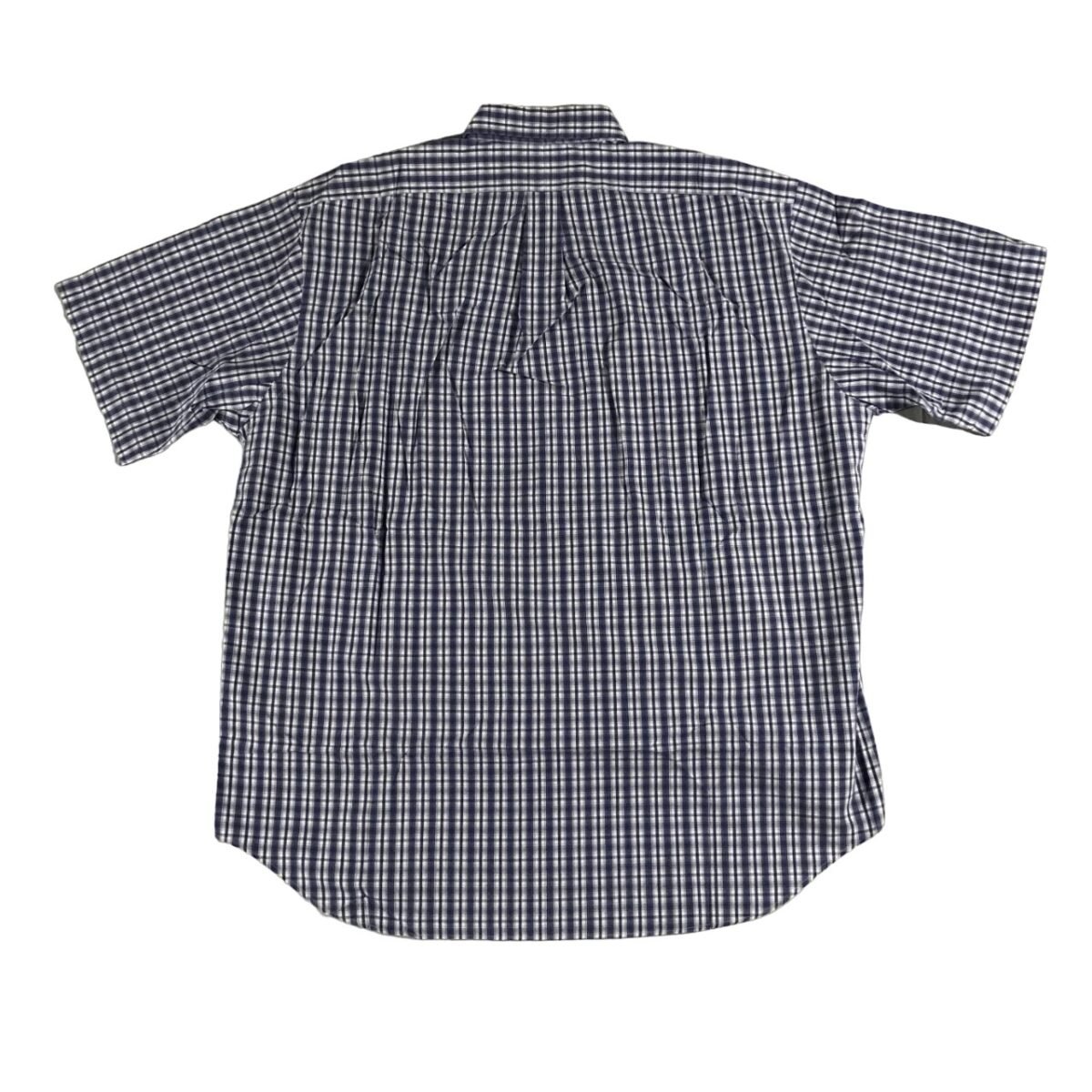 Short Sleeved Shirt Polo Ralph Lauren white blue tartan