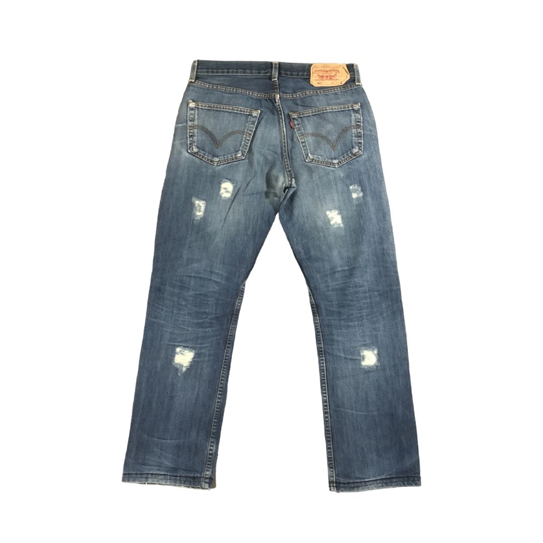 Levi's 501 blue ripped W33 L34