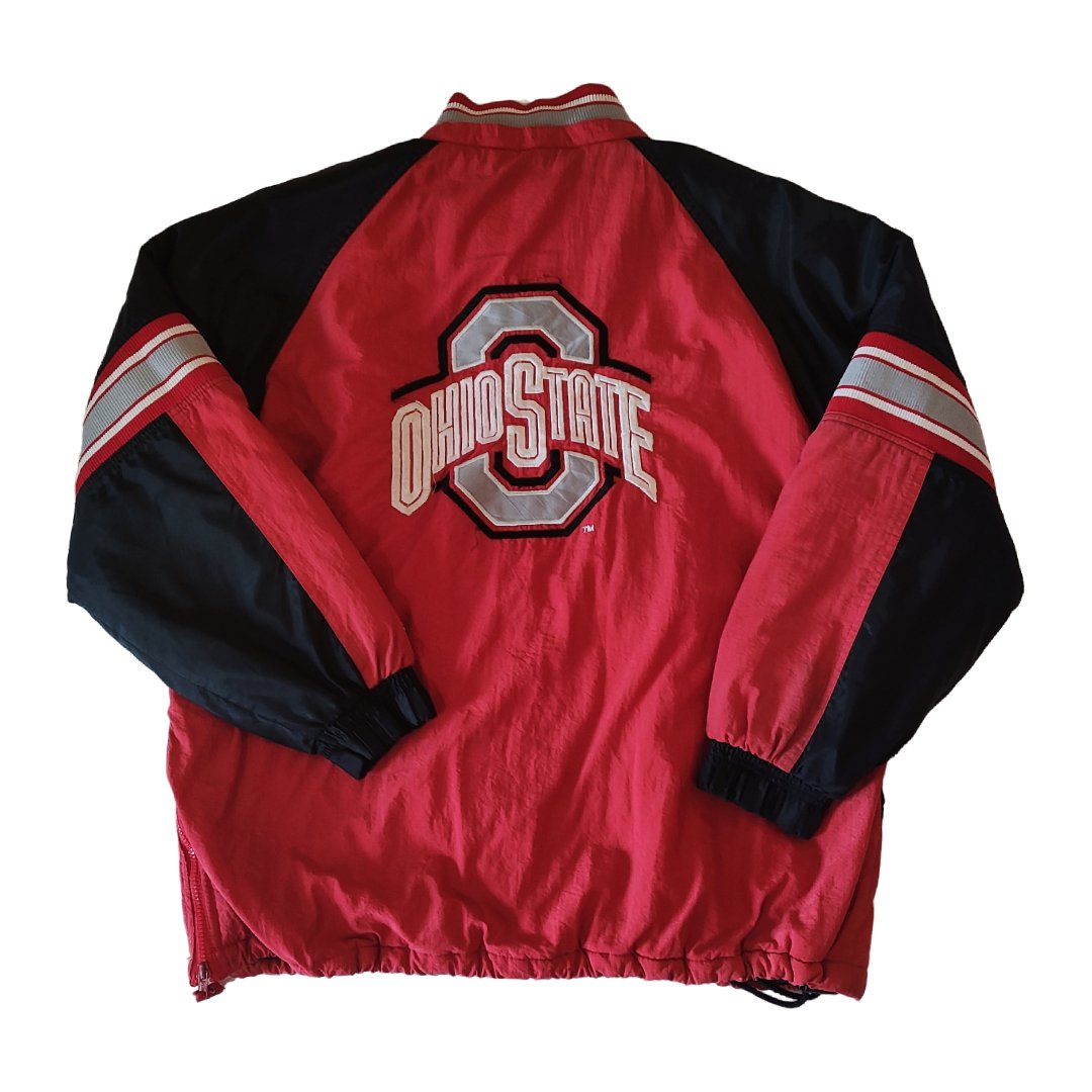 1/4 Zip Pullover Jacket Starter NCAA Ohio State Buckeyes