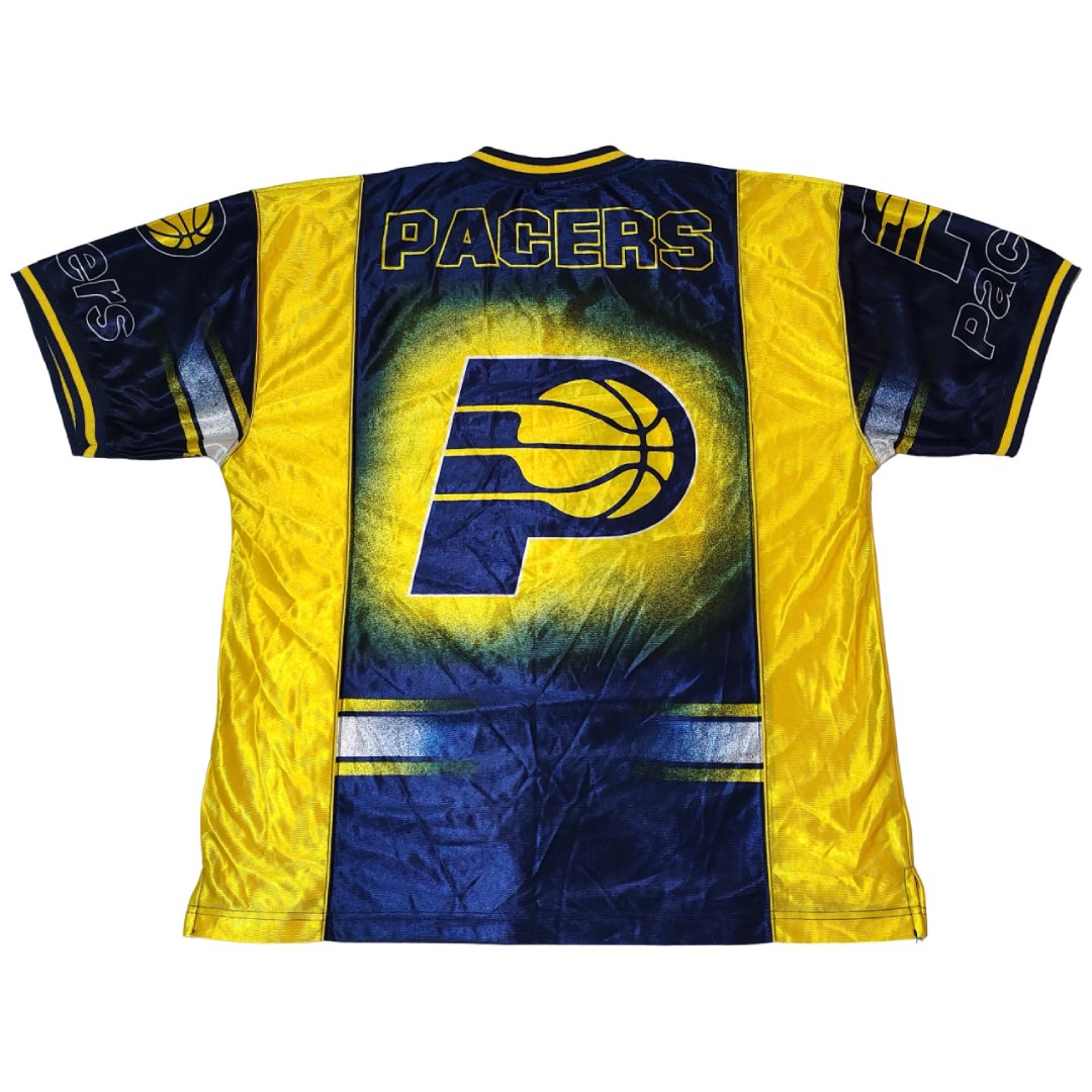 Jersey T-Shirt Allover Print Nutmeg Mills NBA Indiana Pacers
