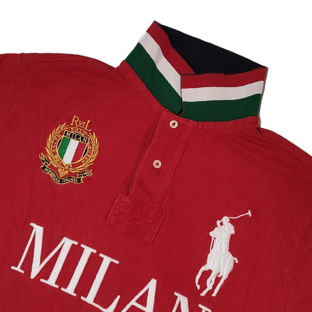 Polo Ralph Lauren Milan Embroidery Red