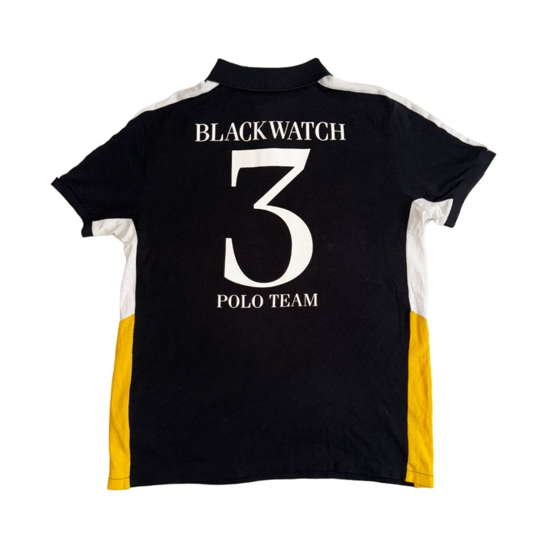 Polo Ralph Lauren Big Pony Blackwatch Print black gold