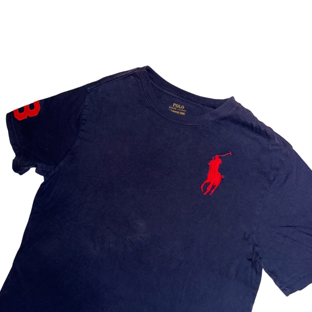 T-Shirt Polo Ralph Lauren Big Pony blue red