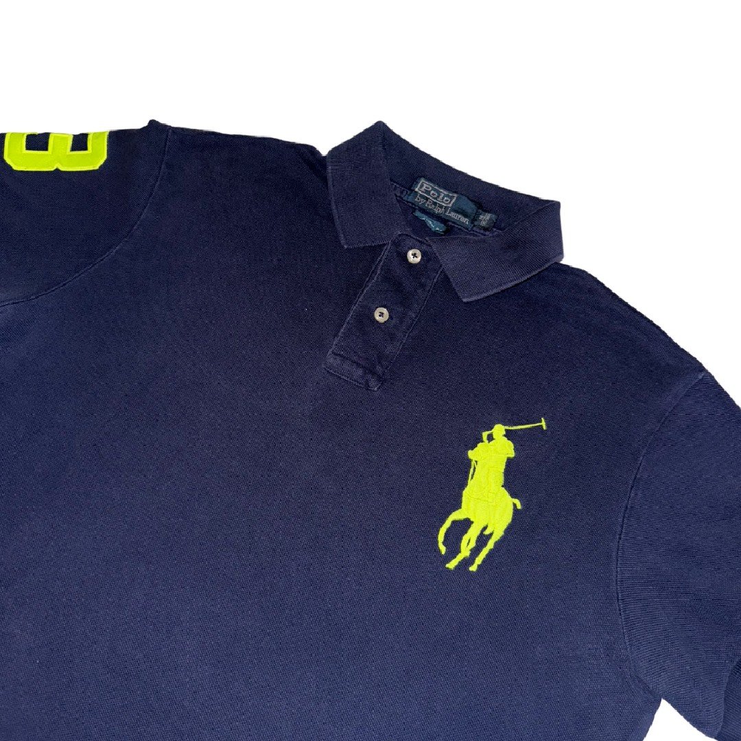 Polo Ralph Lauren Big Pony blue fluo yellow