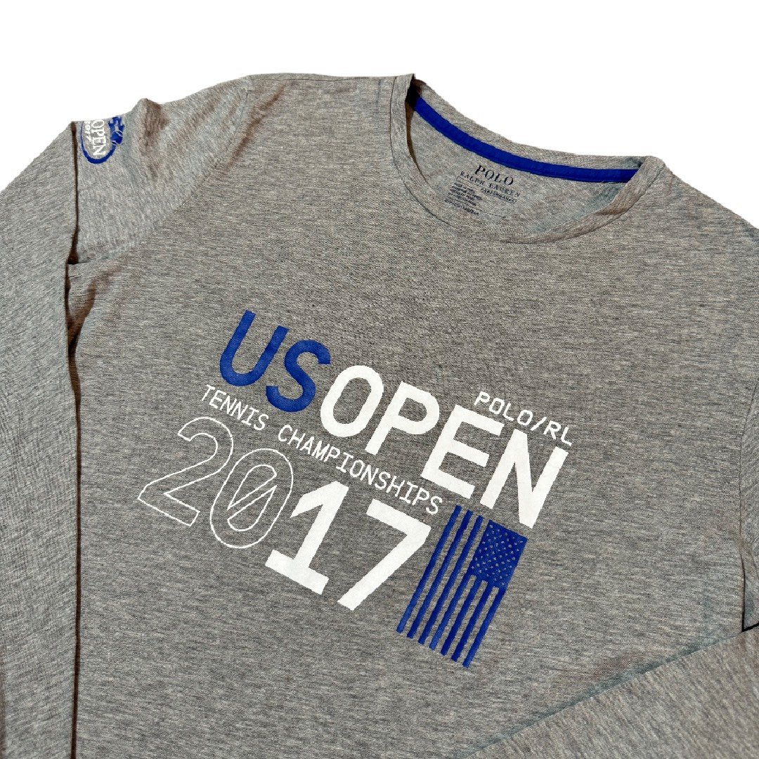 Longsleeve T-Shirt Polo Ralph Lauren US open 2017 Grey