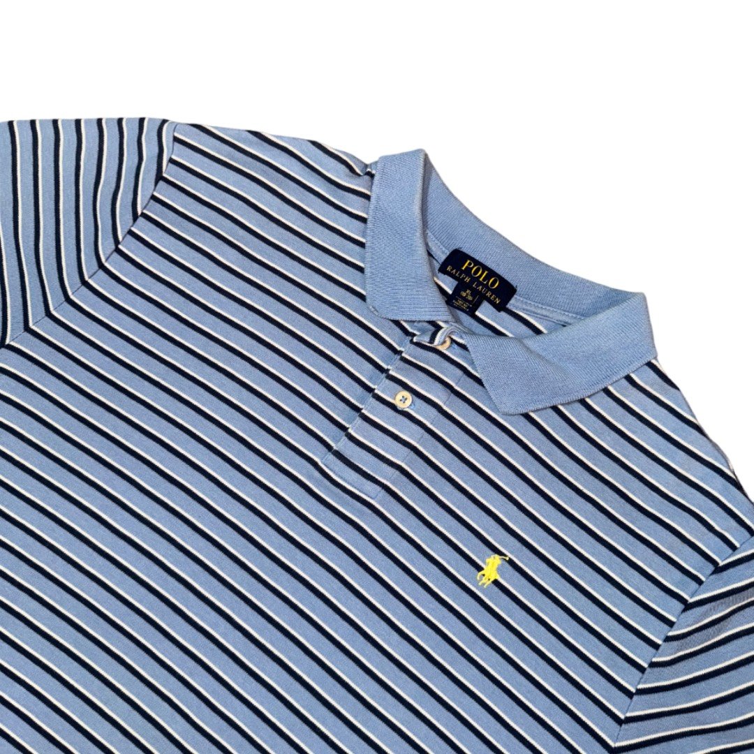 Polo Ralph Lauren light blue white blue stripes