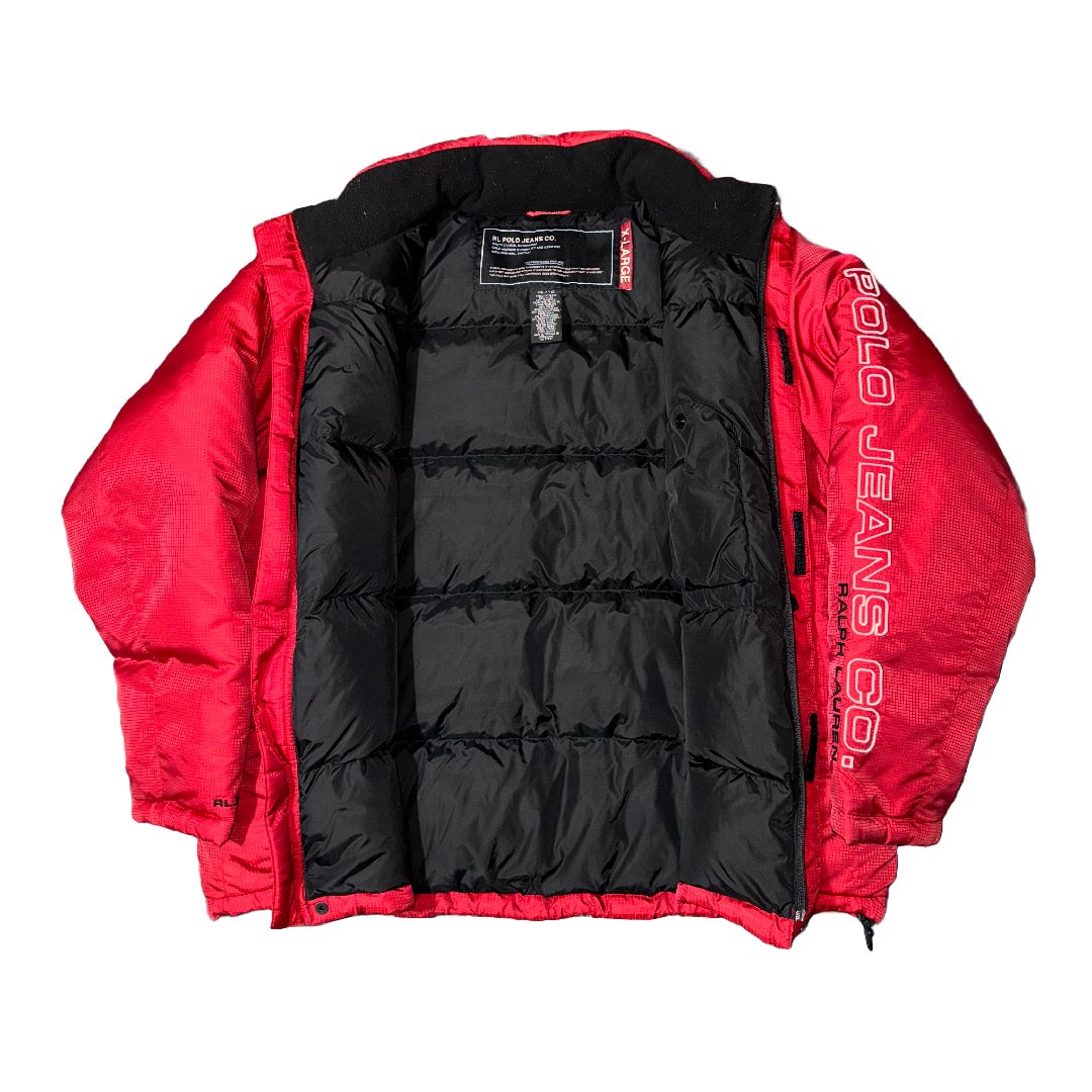 Puffer Jacket Ralph Lauren Polo Jeans Co. red