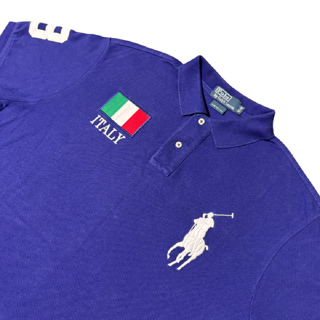 Polo Ralph Lauren Big Pony Italy Flag Blue