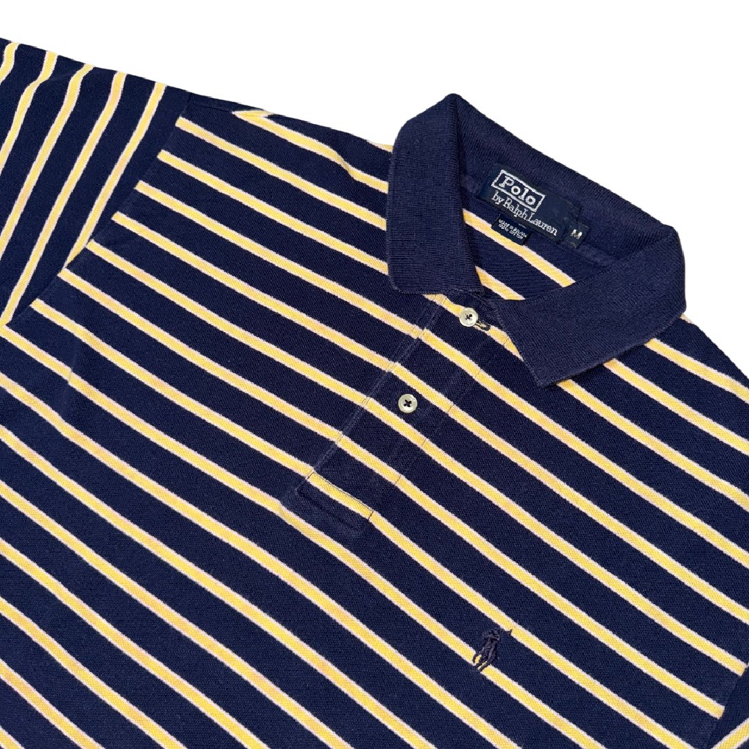 Polo Ralph Lauren Pony Stripes Blue Yellow