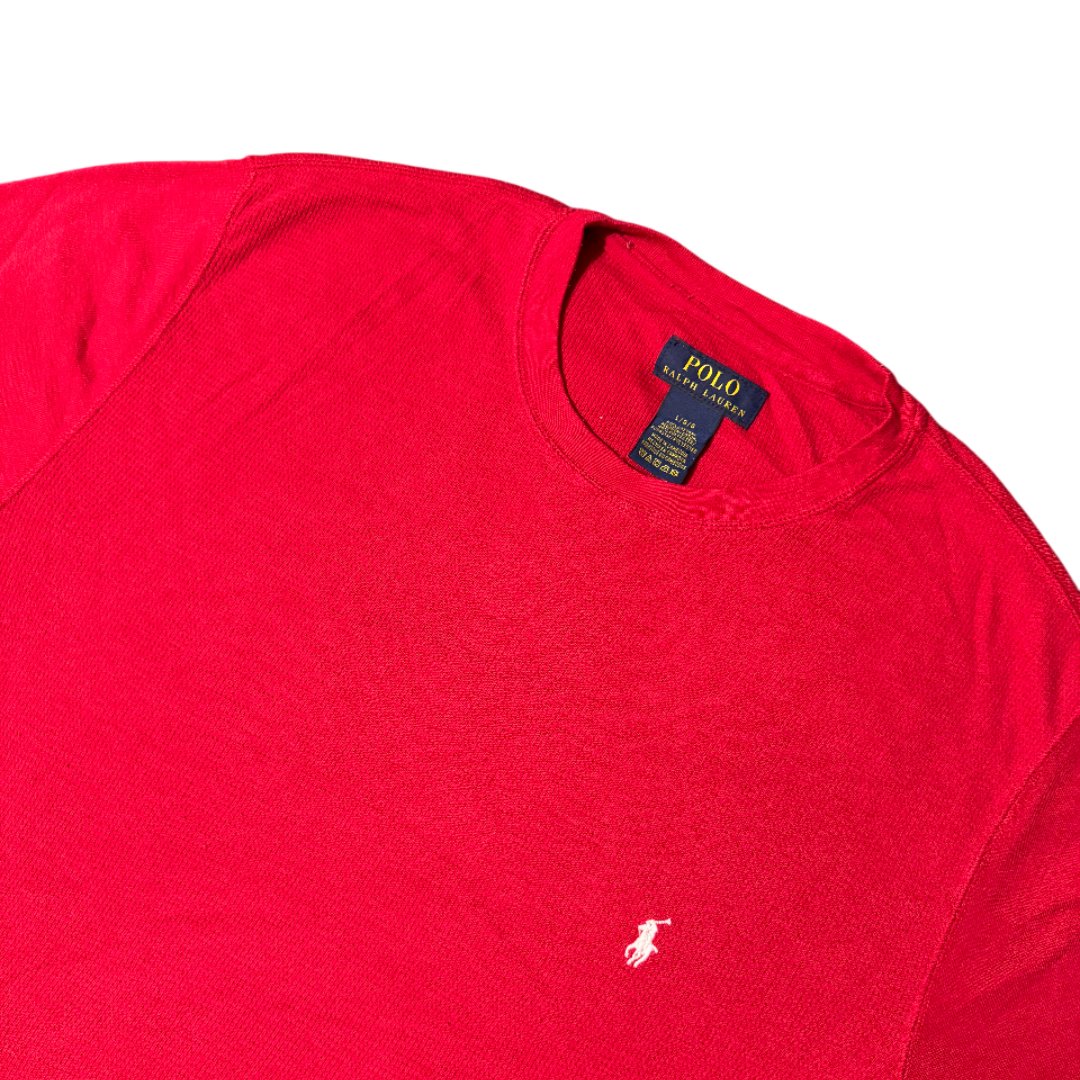 Sweater Pullover Polo Ralph Lauren Red White