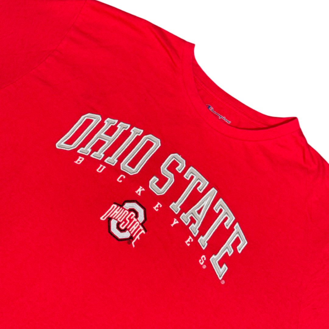 T-Shirt Champion NCAA Ohio State Buckeyes Embroidery