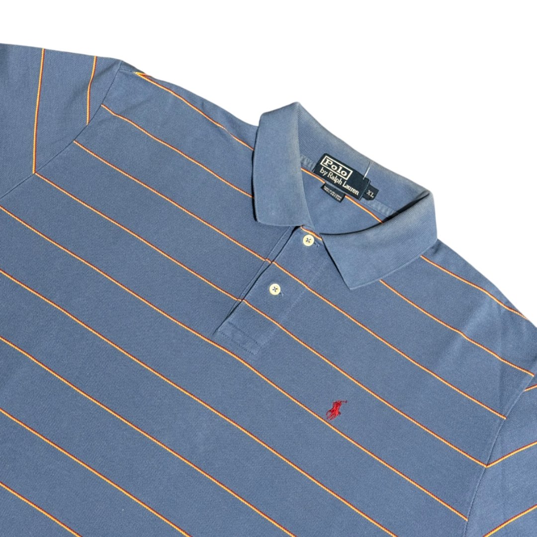 Polo Ralph Lauren Sky Blue Yellow Red Stripes