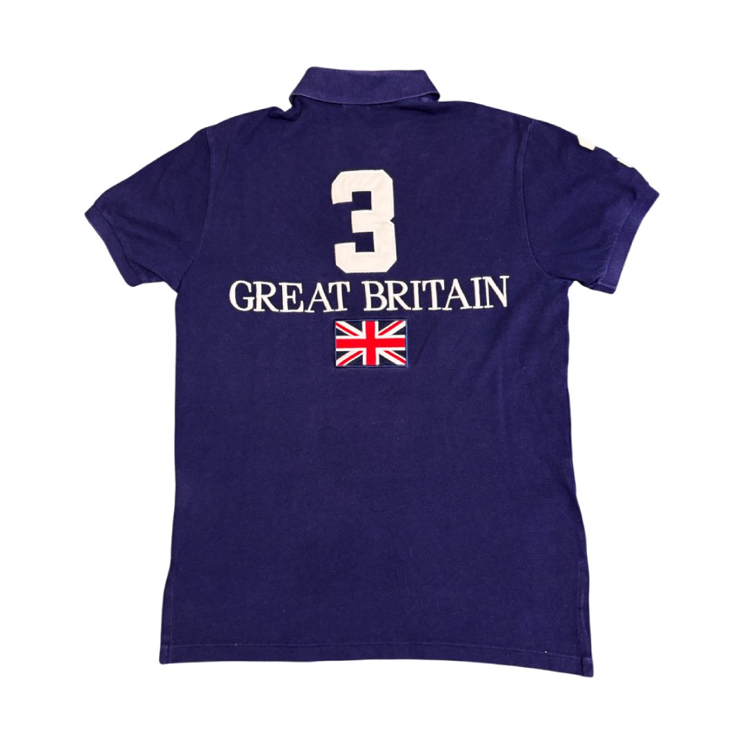 Polo Ralph Lauren Big Pony Great Britain Flag Blue