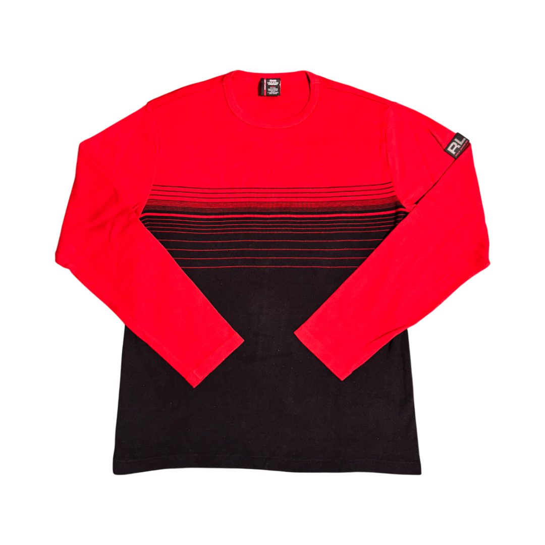 Sweater Ralph Lauren Polo Jeans Co. Red Black Stripes