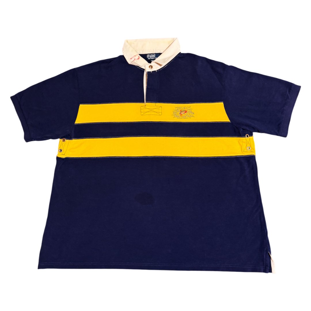 Polo Ralph Lauren Fishing Tackle Outdoor Blue Yellow