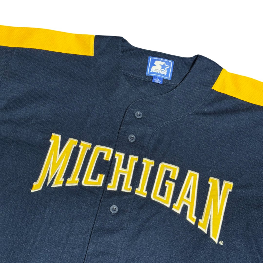 Baseball Jersey Starter NCAA Michigan Wolverines