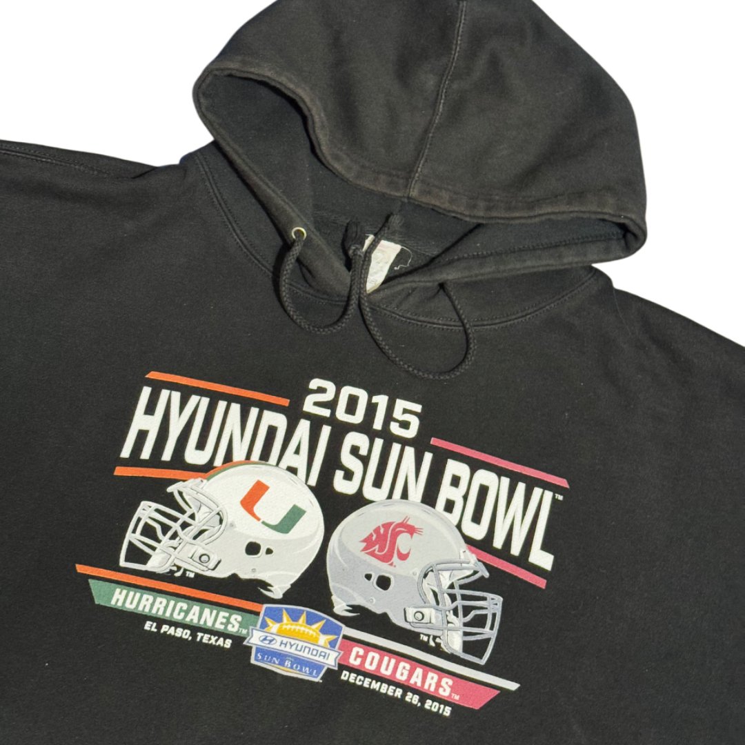 Hoodie Sun Bowl 2015 Miami Hurricanes v. Washington State Cougars