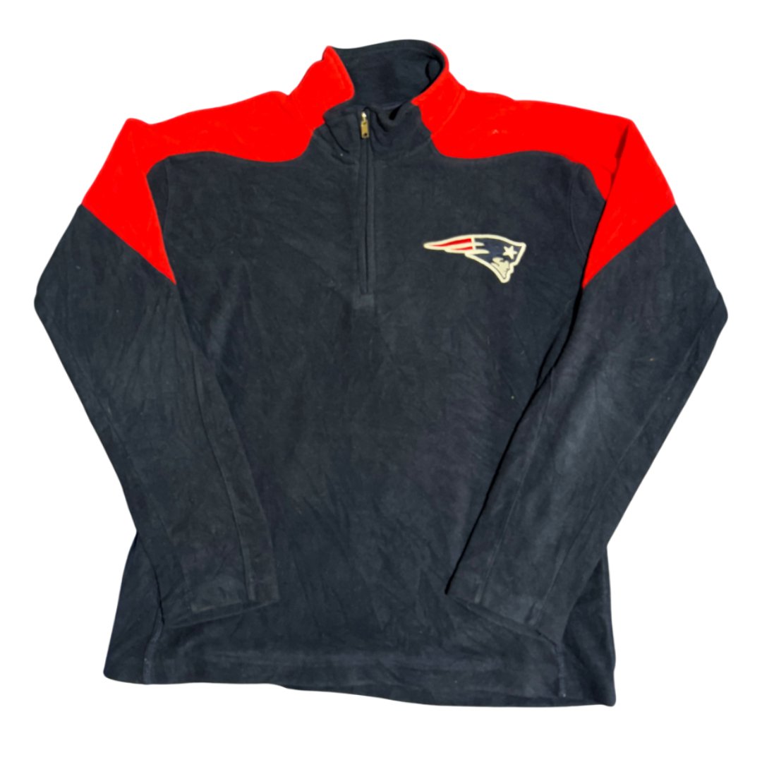Zip Fleece NFL New England Patriots Spellout Logo