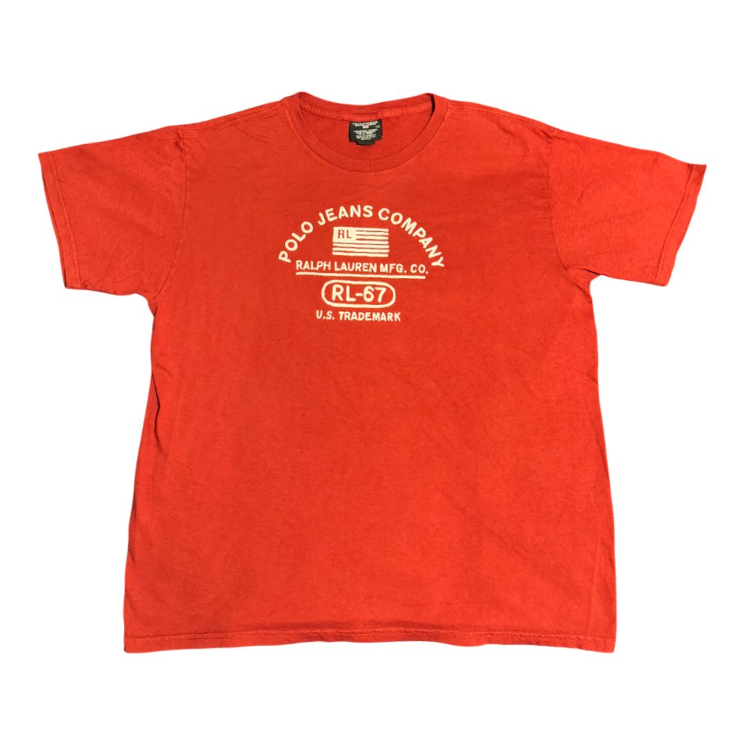T-Shirt Ralph Lauren Polo Jeans Co. Usa Flag Logo