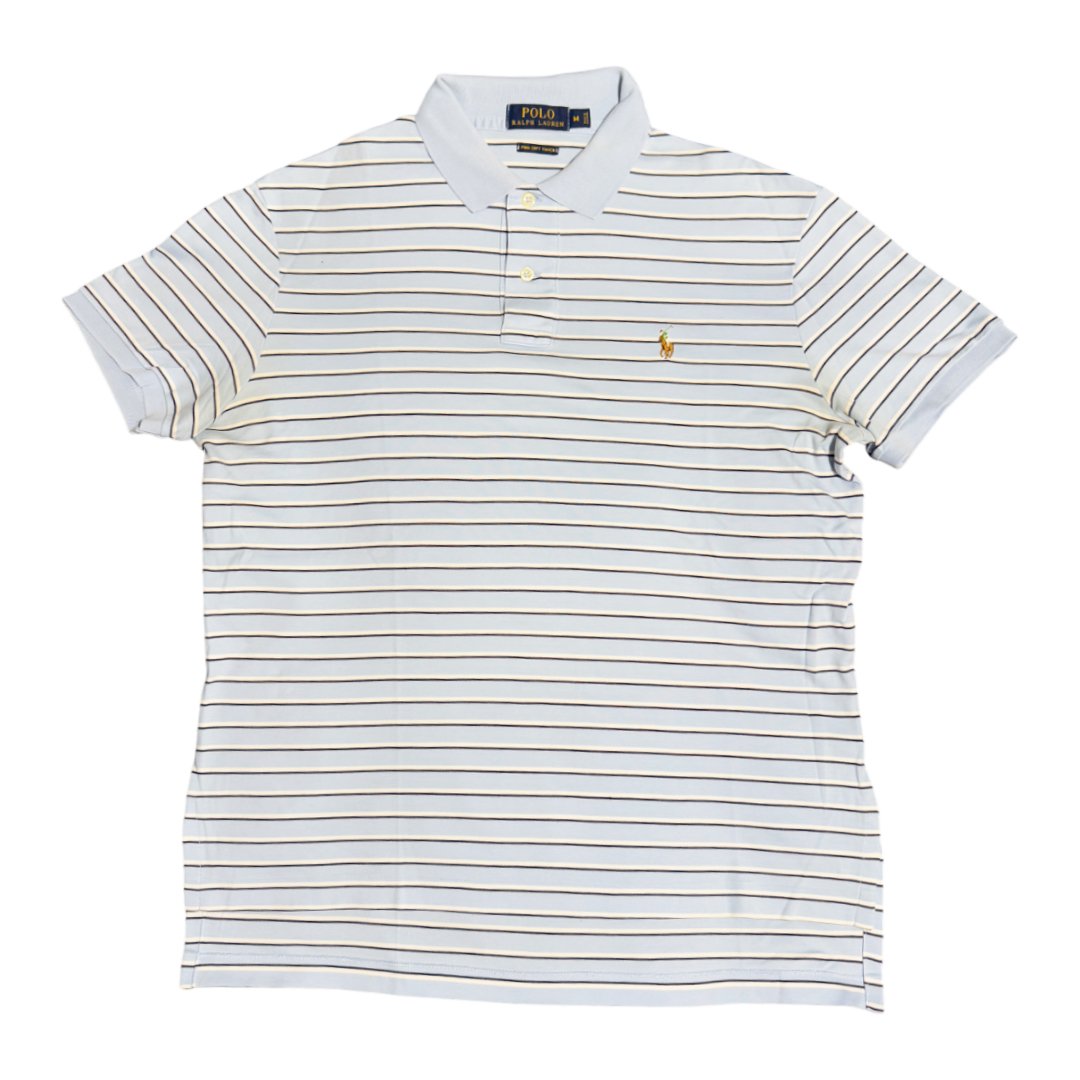 Polo Ralph Lauren Pony Logo stripes blue white