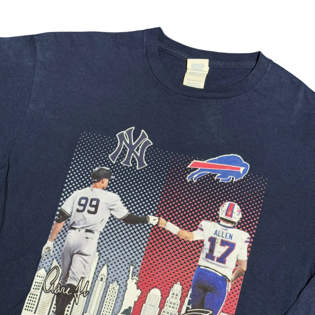 Longsleeve T-Shirt MLB New York Yankees NFL Buffalo Bills