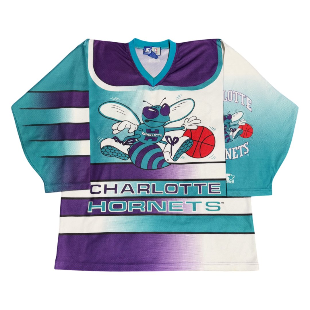 Hockey Jersey Starter NBA Charlotte Hornets