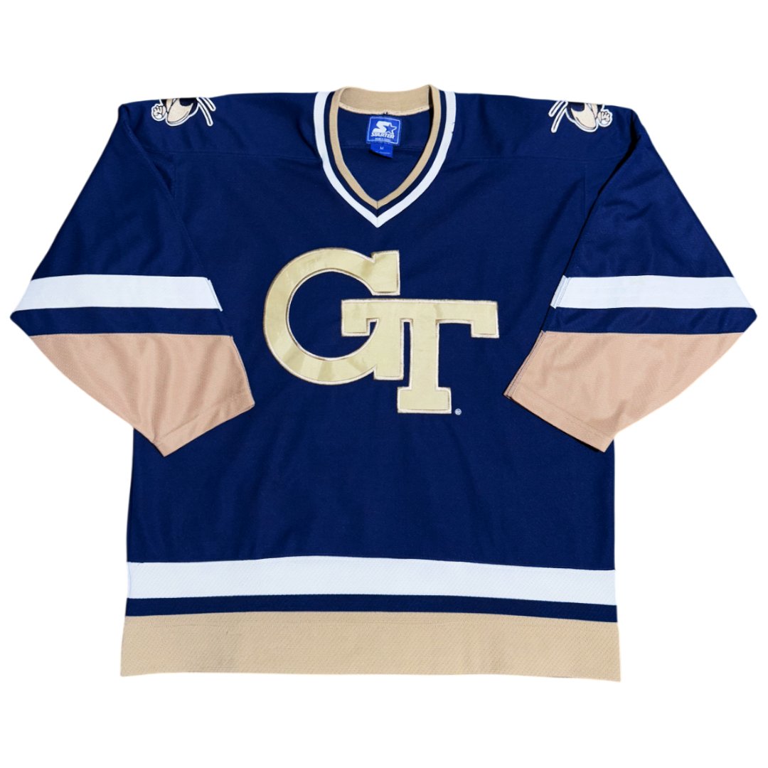 Hockey Jersey Starter NCAA Georgia Tech Yellow Jackets