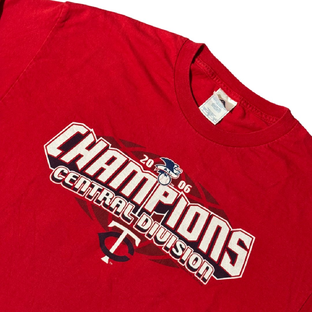 Longsleeve T-Shirt MLB Minnesota Twins 2006 Central Division Champions