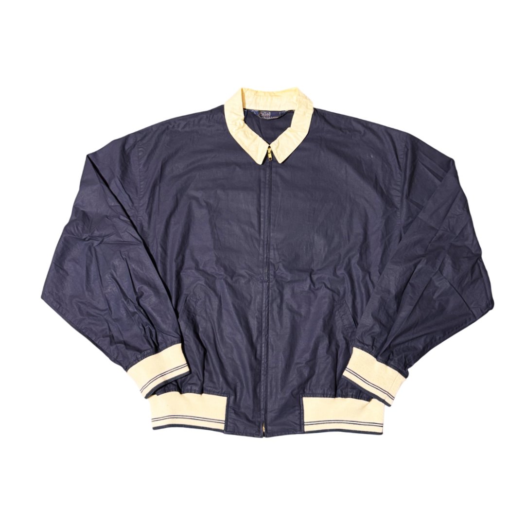 Harrington Jacket Polo Ralph Lauren Navy Blue White
