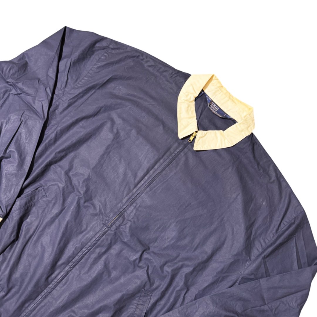 Harrington Jacket Polo Ralph Lauren Navy Blue White