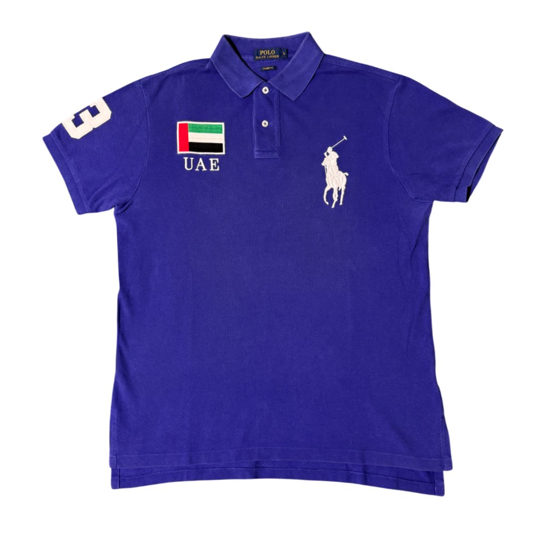 Polo Ralph Lauren Big Pony Flag United Arab Emirates Blue