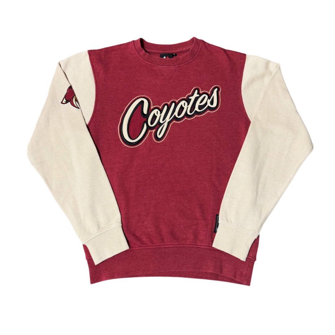 Crewneck Sweatshirt NHL Majestic Arizona Coyotes