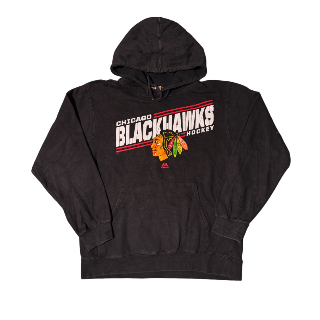 Hoodie Sweatshirt Majestic NHL Chicago Blackhawks