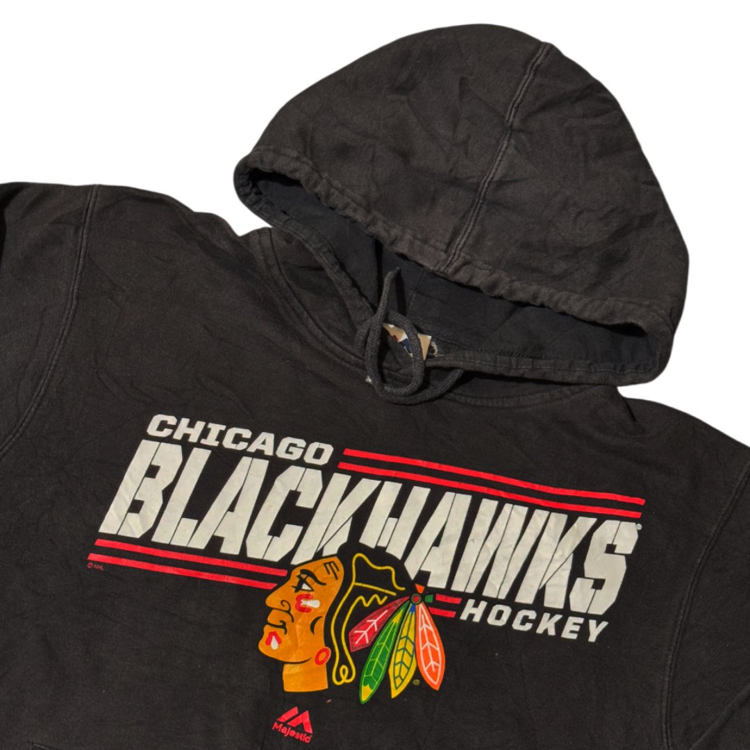 Hoodie Sweatshirt Majestic NHL Chicago Blackhawks