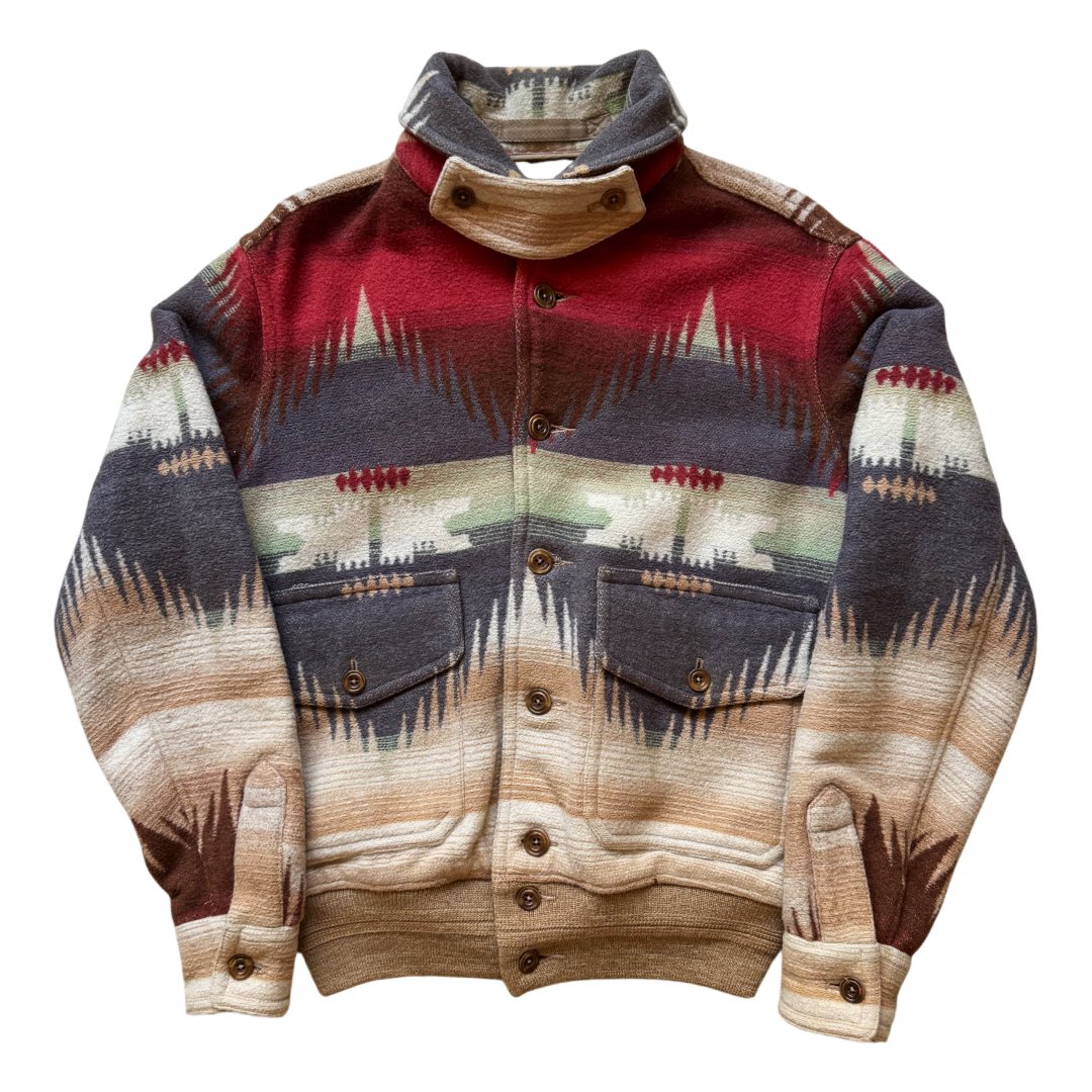 Polo Ralph Lauren Aztec Jacket Indian Western Design
