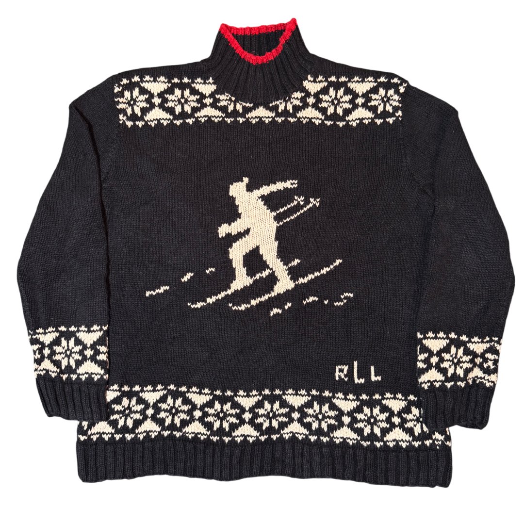 Knitted Sweater Lauren Ralph Lauren Ski LRL Logo